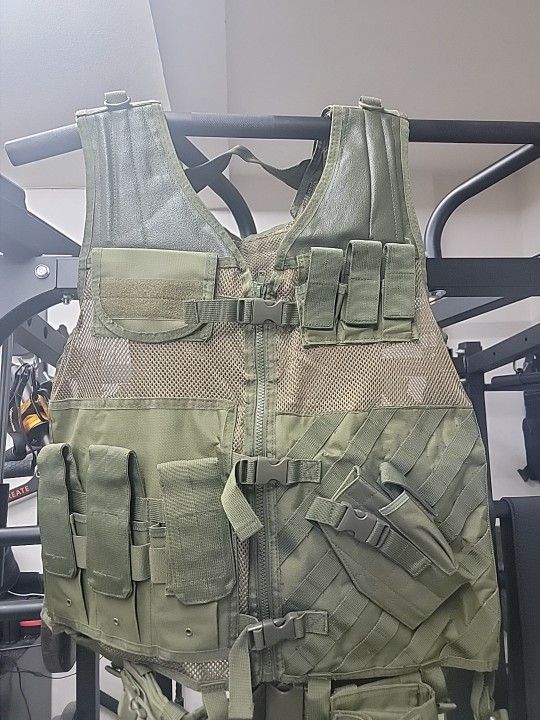 Vest Green/OD Green Adjustable 2xl-4xl