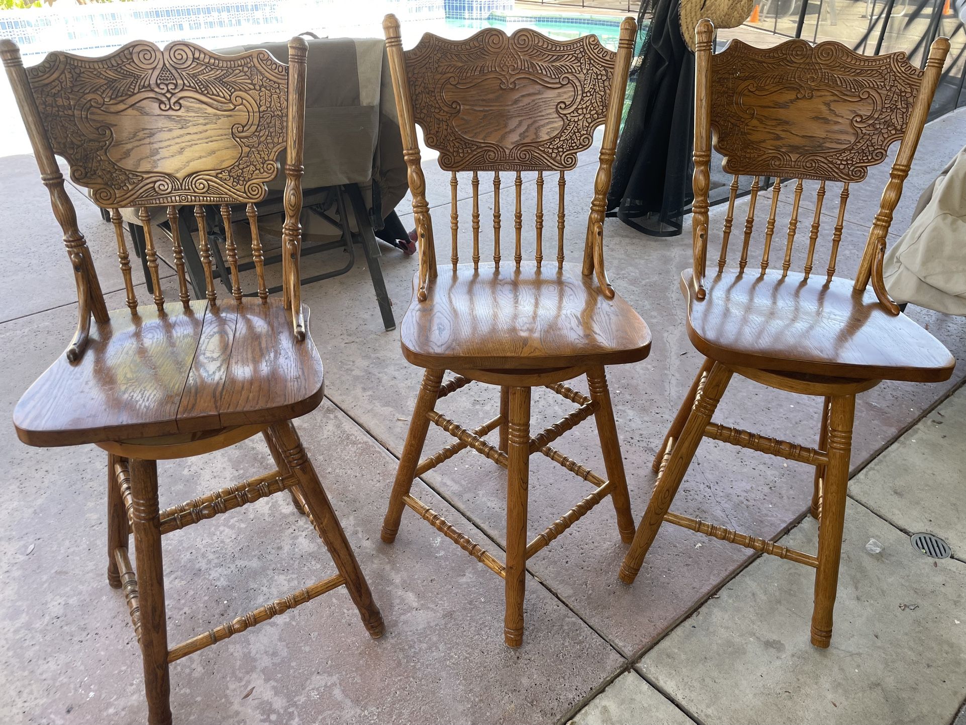 Wooden Bar Stool Chairs