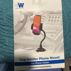 Adjustable Car Cup Holder Just Wireless  Cup Holder Phone Mount