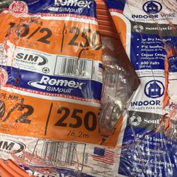 New Romex Wire 10/2 250ft