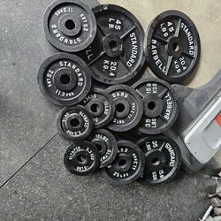Weights Plates 290lbs Total Read Descriptions 