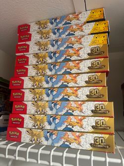 POKEMON 30TH ANNIVERSARY POSTER COLLECTION X10