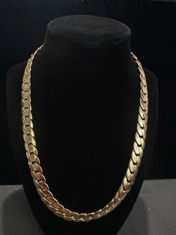 20”  14k Gold Filled Miami Cuban Close Link Stamped 11.5mm