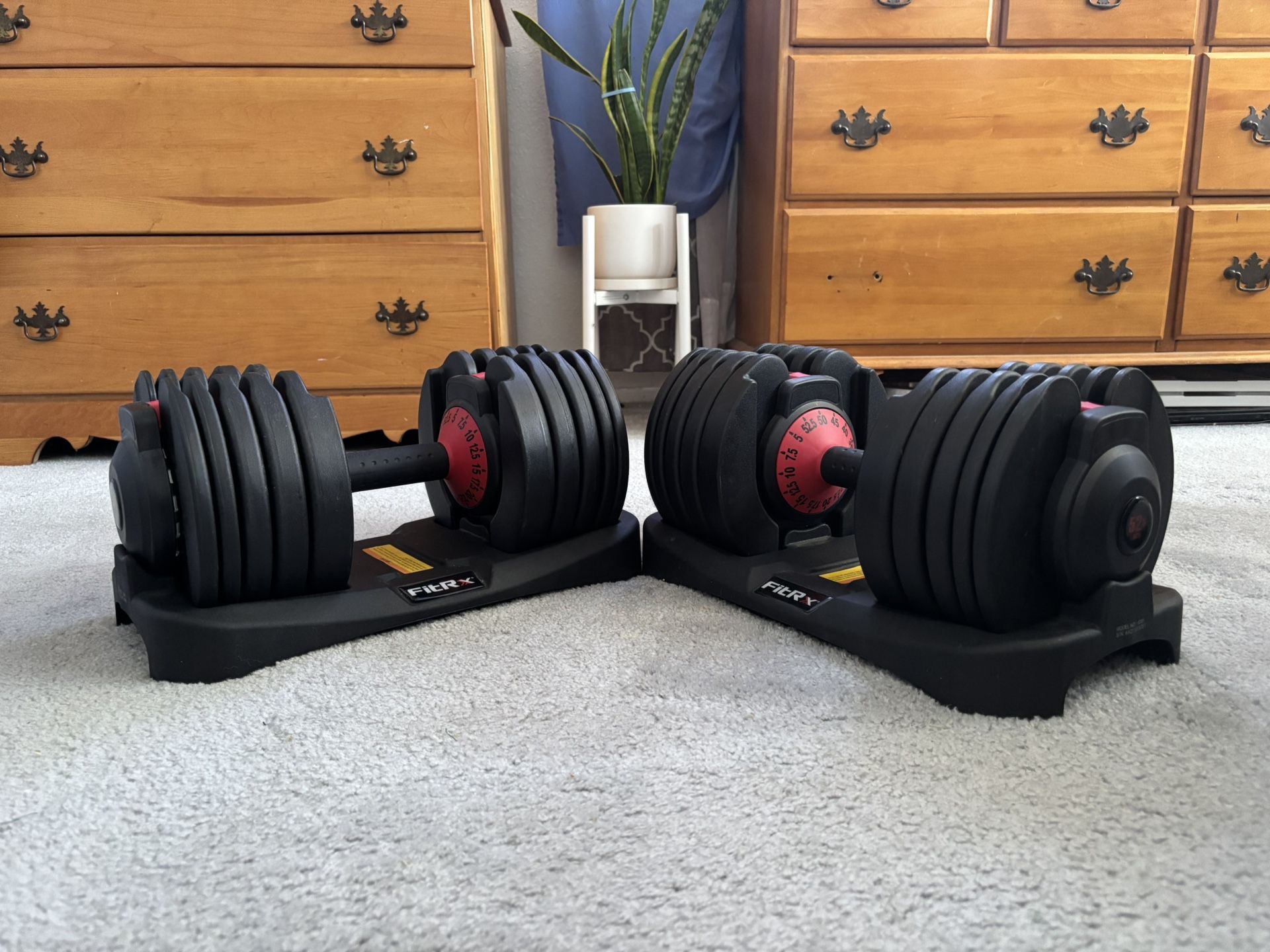 Adjustable Gym Dumbells 
