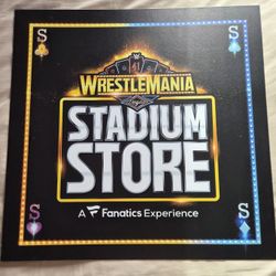 2025 Wrestle Mania Store Poster Board 