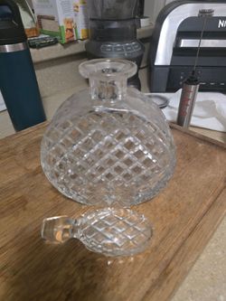Crystal Decanter  antique