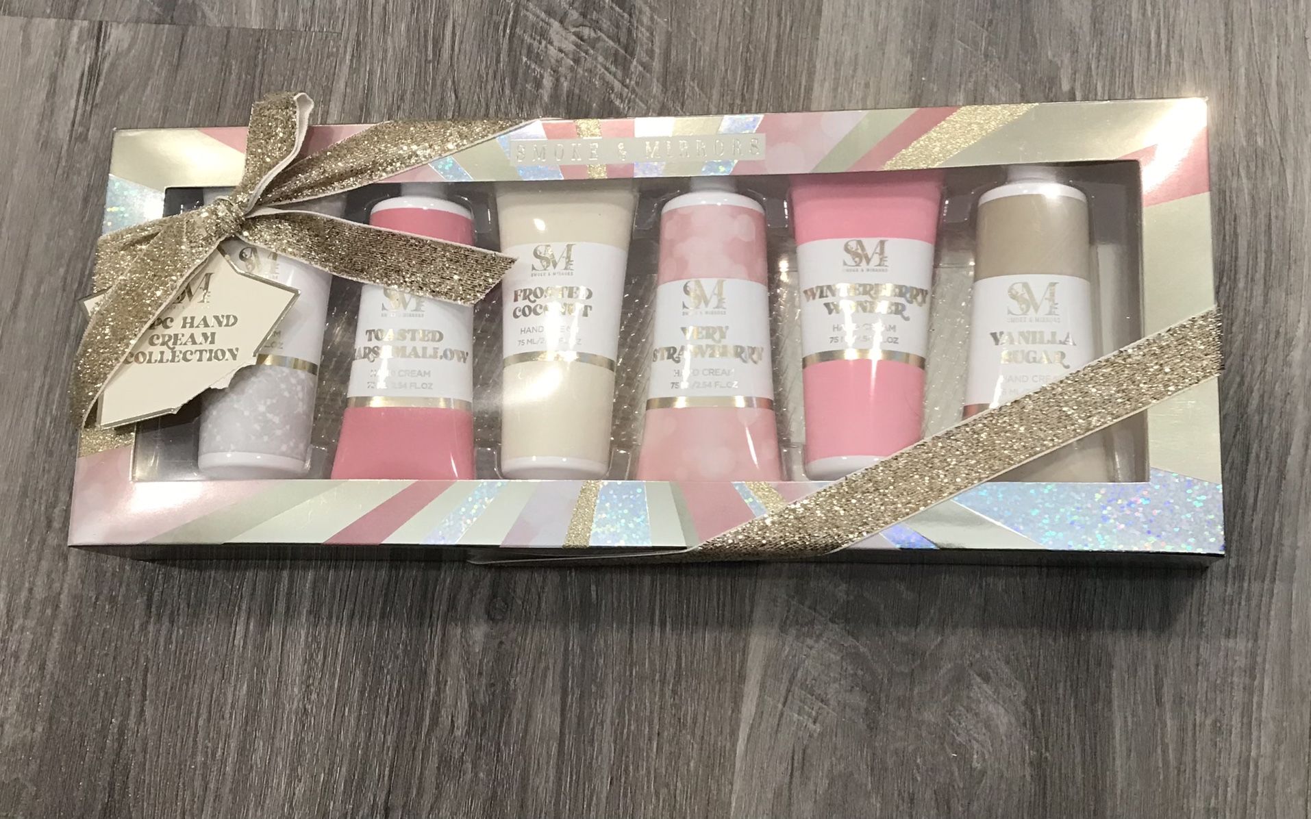 New In Box 6 Pc Cream Collection 