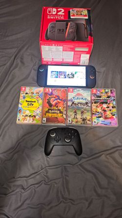 Nintendo Switch 2 Bundle with Games and Pro Controller