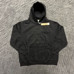 Essentials Dark Black Hoodie