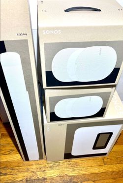 Sonos Ultimate Immersive Set (White) 1xArc-Ultra, 1xSub-4, 2xEra 300.  Brand New.  Includes Warranty.