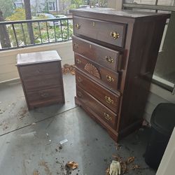 2 Cajoneras De Madera