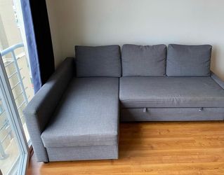 IKEA FRIHETEN PULL OUT COUCH/BED