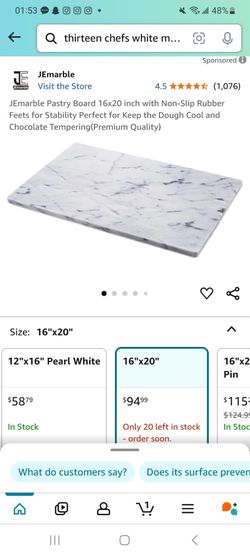 Marble Pastry Board
