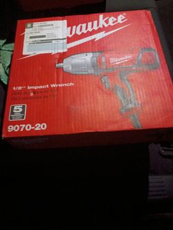 Milwaukee 1/2" drive impact