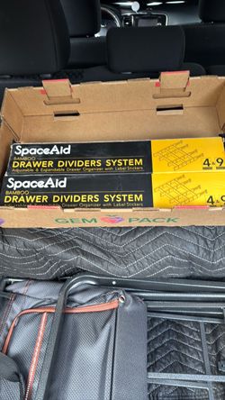 Spaceaid bamboo drawer dividers system