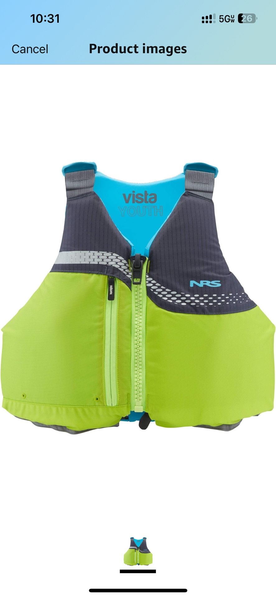 Nrs Vista Youth Life Jacket 