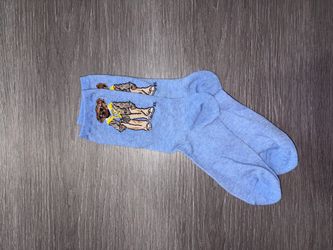 POLO Ralph Lauren socks with brown teddy bear graphic