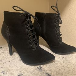 Black Heel Booties
