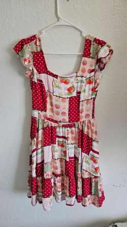Strawberry Shortcake Patchwork Women's Dress size medium