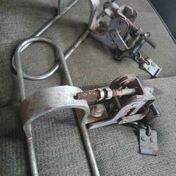 VINTAGE BUMPER RV MOUNT RACK/CARRIER FOR MOTORCYCLE/MOPED/BICYCLE