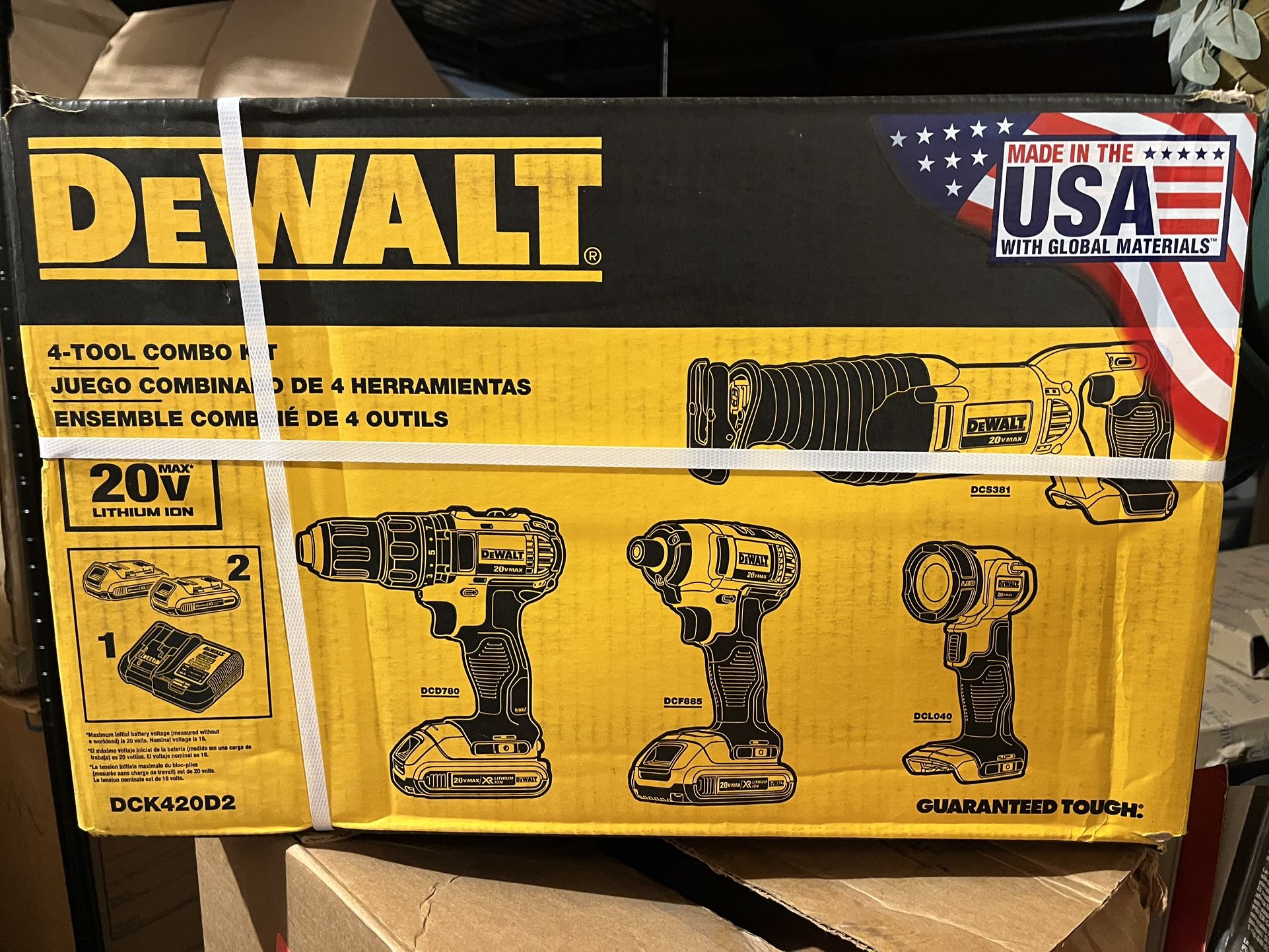 Dewalt 4 Tool Combo Kit