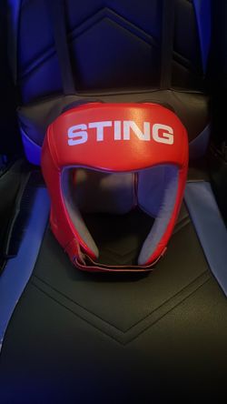 STING boxing headgear Large Red