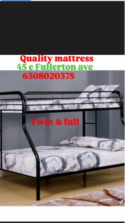 Litera De Metal full y twin con colchones enrollados De Quality