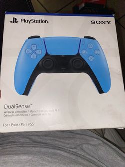 PlayStation 5 - dual sense blue controller