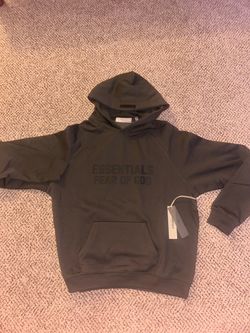 Essentials Fear of God- Off Black Hoodie