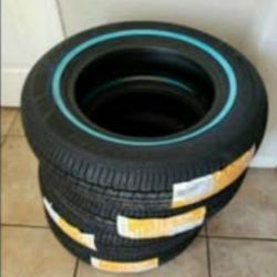 155 80 13 Travelstar White Wall Tires 
