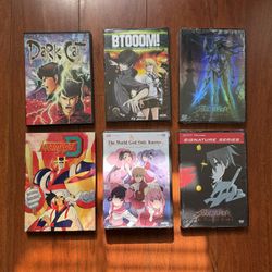 Anime DVD Lot of 6 Movies - Btoom Doamygar-d Soul Taker God Only Knows