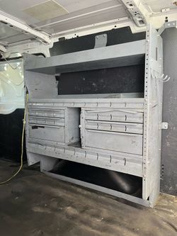 Steel Shelving for Cargo Van