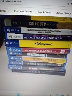 PS 4 & 5 Games (prices below)