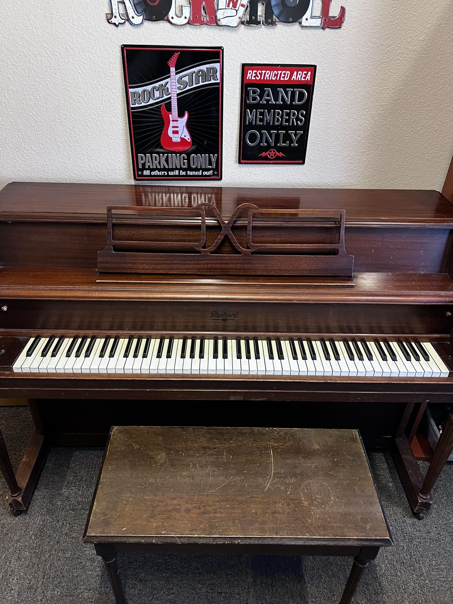 Newly Tuned Packard Upright Piano