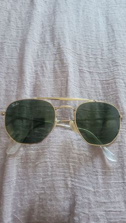 Ray-Ban Aviator Sunglasses Gold Frame Green Lens