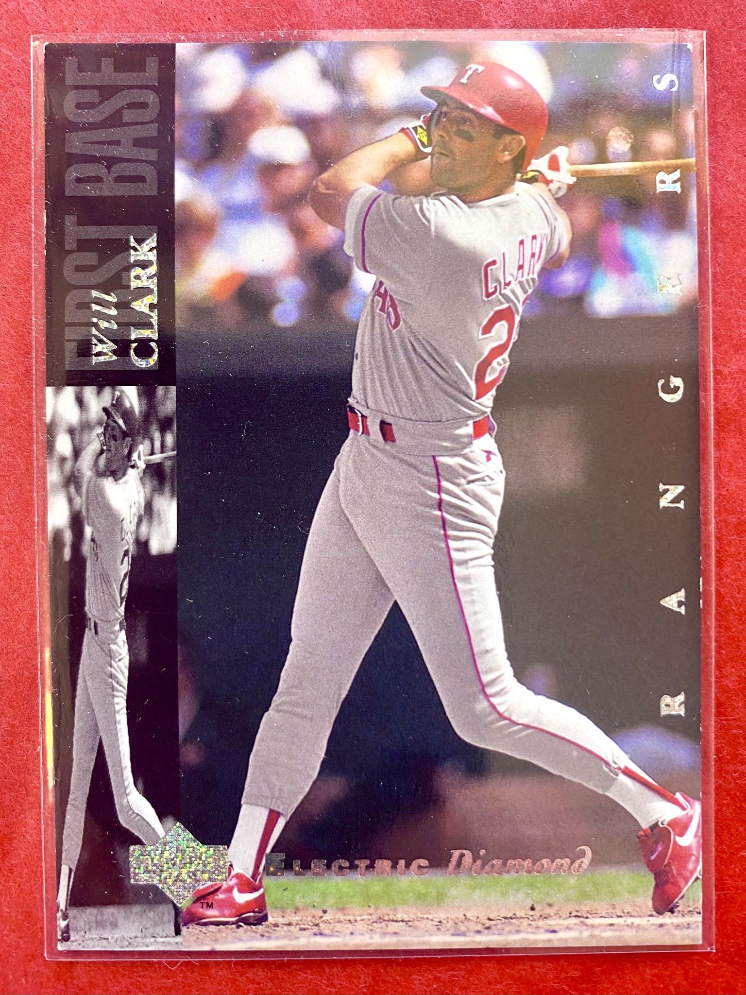 Will Clark 1994 Upper Deck Electric Diamond Card