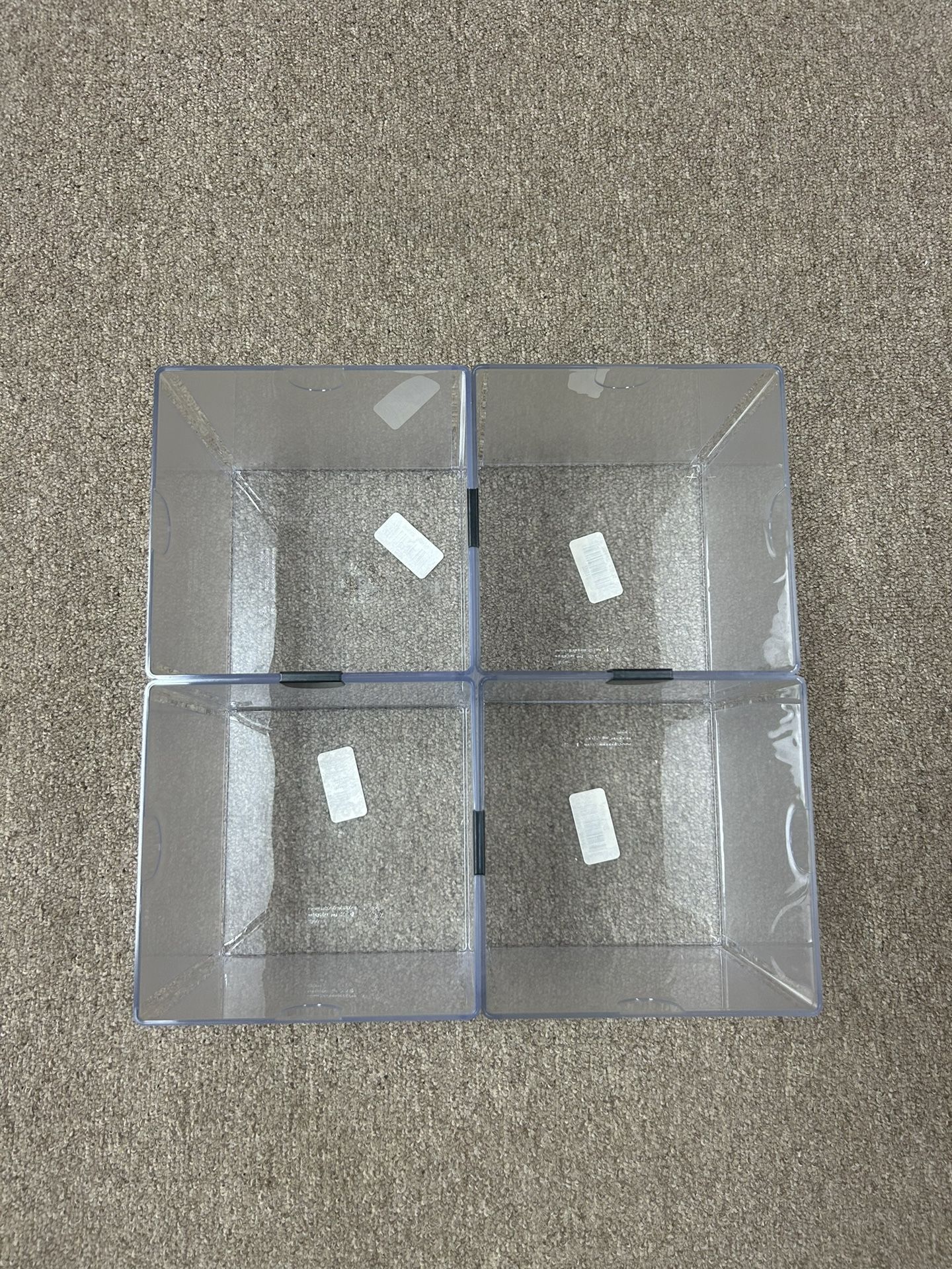 Four Storage Bins