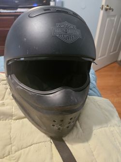 Authentic HD-X04 Pilot 3 In 1 Motorcycle Riding Helmet Matte Black Size Medium 