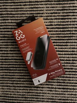 NIB ZAGG Glass 4-Way Privacy XTR Screen Protector for iPhone 17 Pro