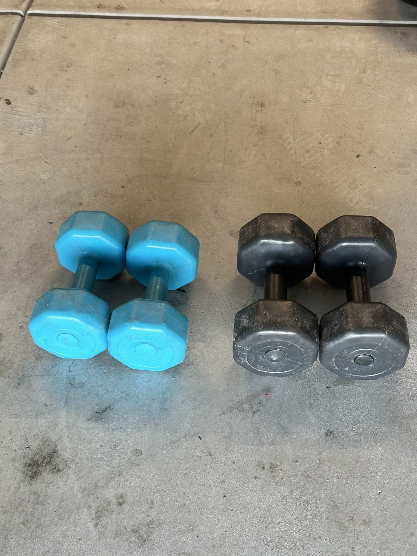 Set of Weights And Dumbells For Home Gym 