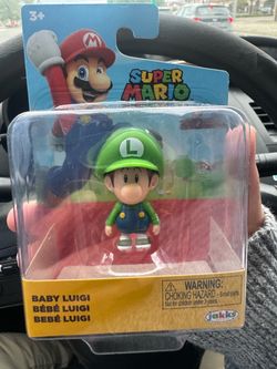Super Mario Baby Luigi Figure by Jakks Pacific