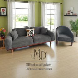 Eva Modern Sofa And Armchair