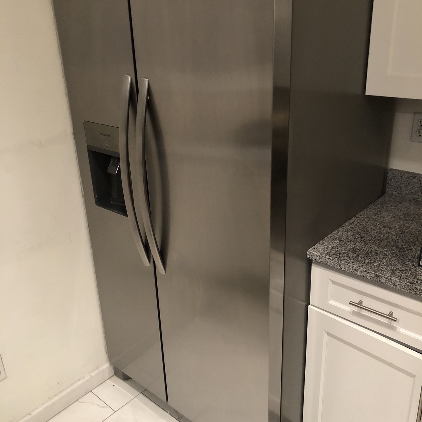 Frigidaire Side by Side Stainless Steel Refrigerator (Delivery Included)