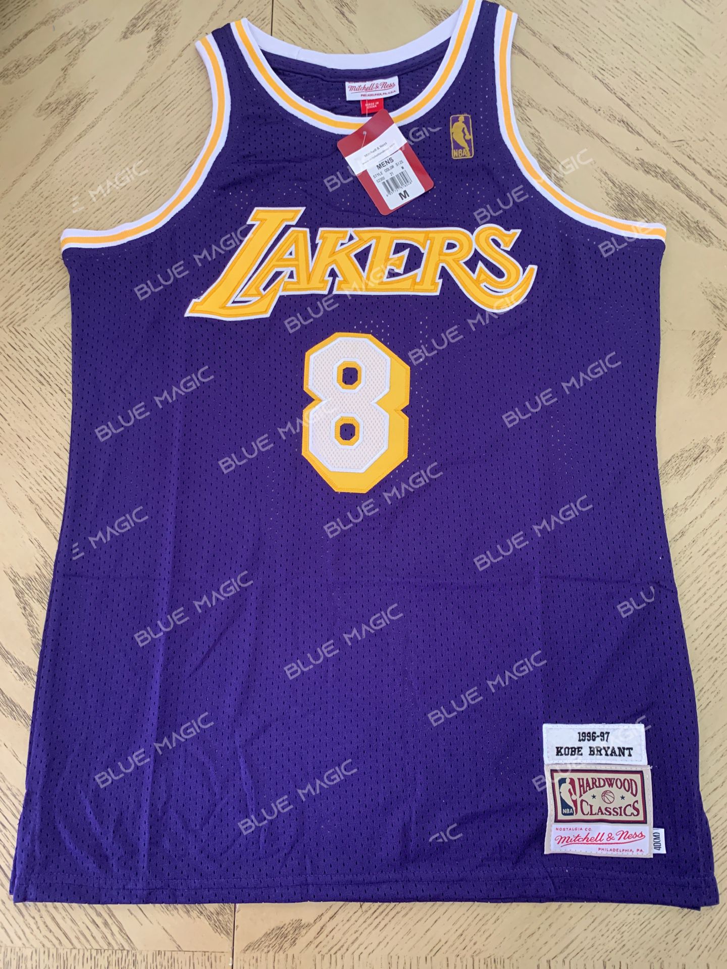 NEW Nick Van Exel Los Angeles Lakers Throwback Jersey #9 RARE Home & Away  // Gold & Purple for Sale in Glendale, CA - OfferUp