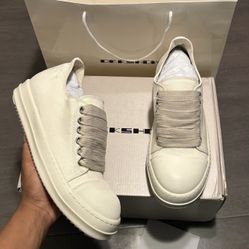 RICK OWENS DRKSHDW Temple White Jumbolace