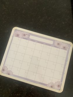 Dry Erase Calendar