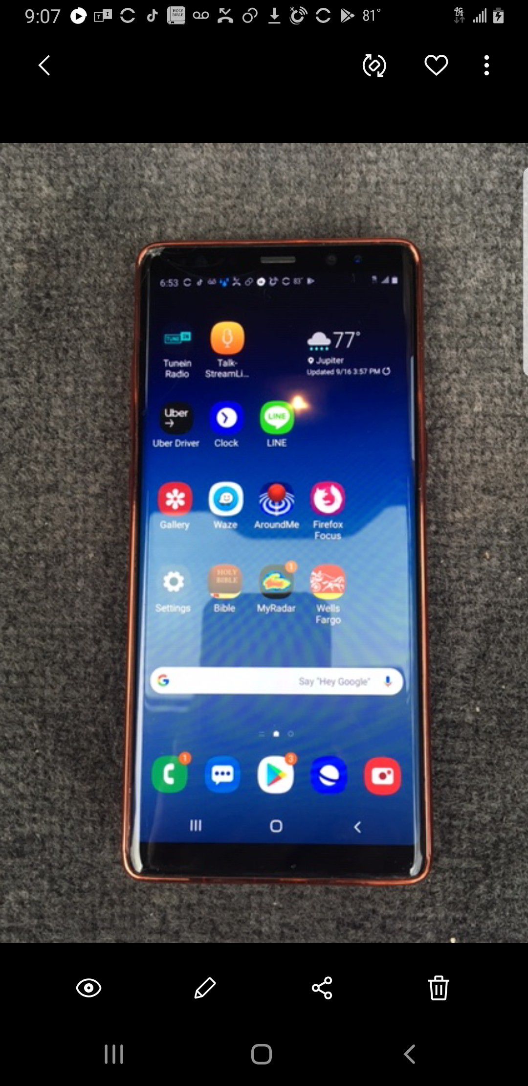 Samsung Galaxy Note 8 64gb T-Mobile - works perfect