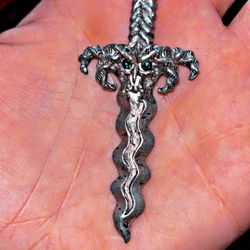 Dagger Necklace Charm 