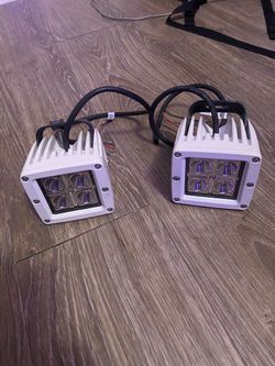White marine LED Pod lights
