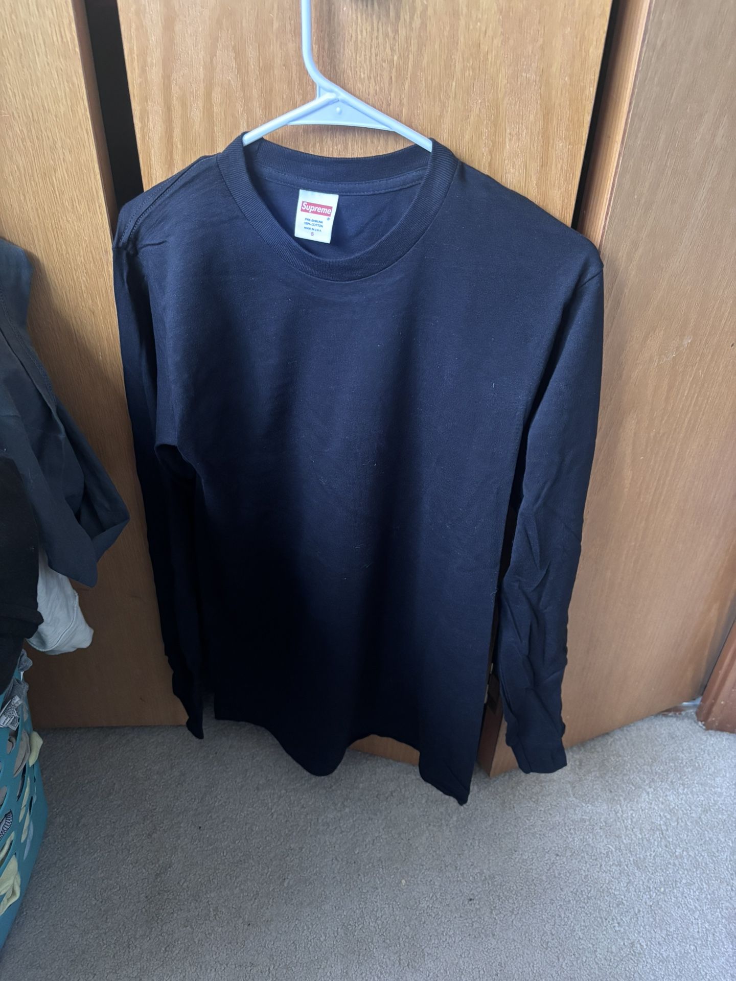 Supreme Black Long Sleeve